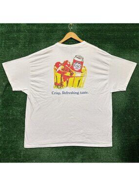 Busch Light Apple Crisp Refreshing Taste T-Shirt Size XXL